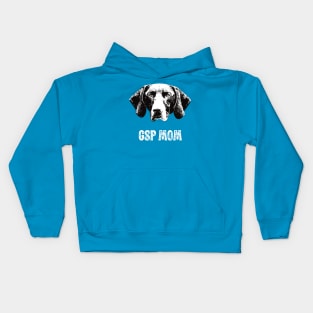 GSP Mom German Shorthaired Pointer Design Kids Hoodie